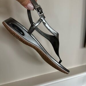 Cole Haan Nike Silver Sandals like new